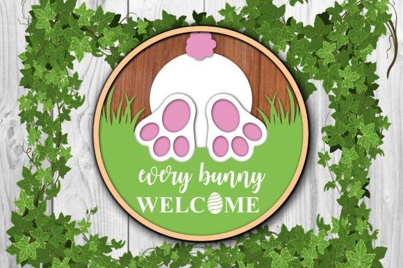 Download Every Bunny Welcome Easter Door Sign - Door sign Collection