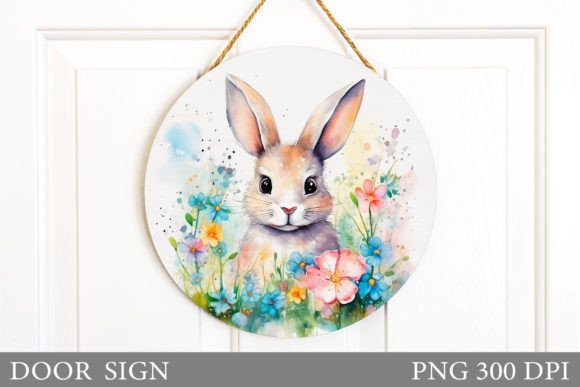 Download Easter Bunny Door Sign. Easter Door Sign - Door sign Collection