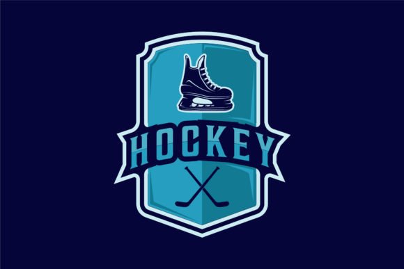 Download Ice Hockey Emblem Logo Vector Design - Premium Resources