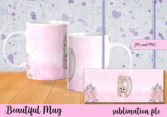 Download Sublimation Mug Unicorn Letter D - Unicorn letter Collection
