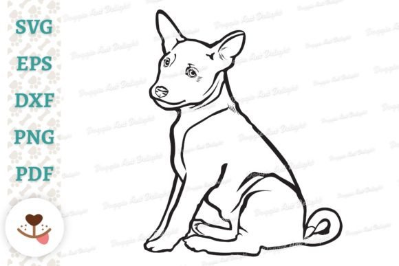 Download Sitting Basenji Puppy Svg Dxf Cut Files - Svg dxf cut files Collection