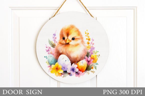 Download Cute Chick Door Sign. Easter Door Sign - Door sign Collection