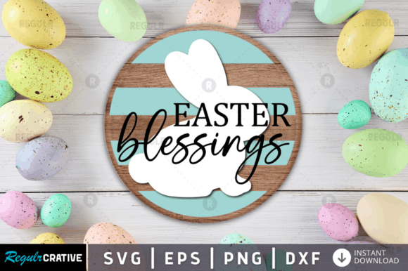Download Easter Blessings,Easter Door Sign Svg - Door sign Collection