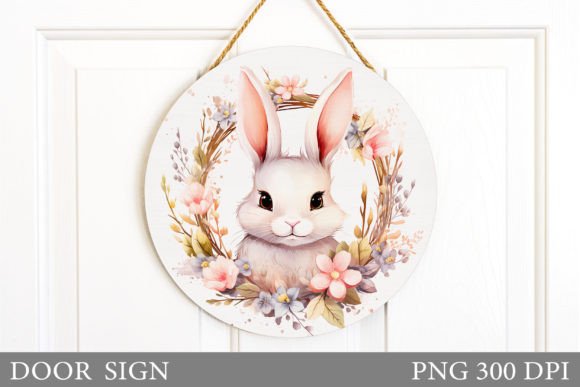 Download Easter Bunny Door Sign. Easter Door Sign - Door sign Collection
