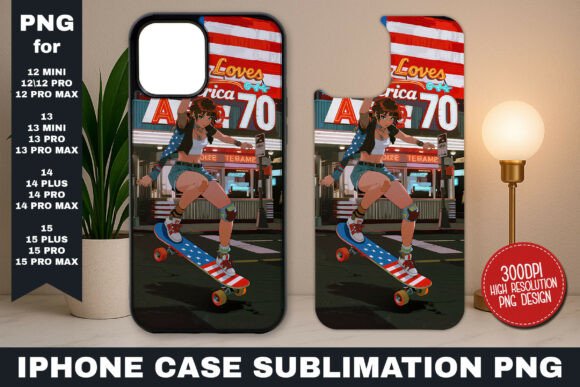 Download Skating Girl Diner Neon Sign Iphone - Premium Resources