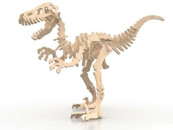 Download 3D Wooden Dinosaur Puzzle Template - Premium Resources