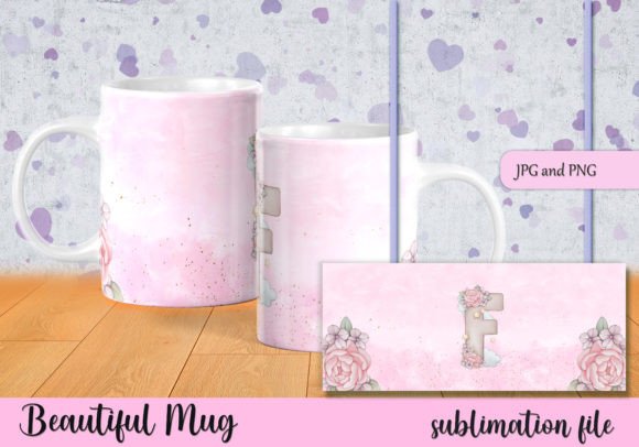 Download Sublimation Mug Unicorn Letter F - Unicorn letter Collection
